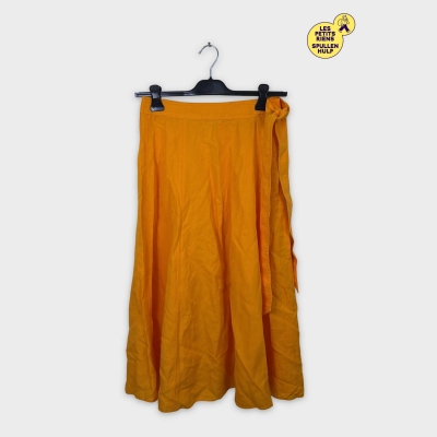 Jupe portefeuille jaune moutarde H&m S 💛