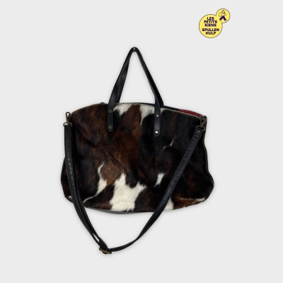 Sac à main cuir et peau de vache 🐄 Borsetta artigiana M