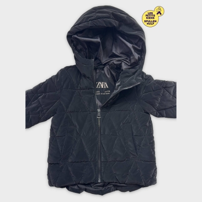 Doudoune matelassée noire Zara 6 ans 🖤