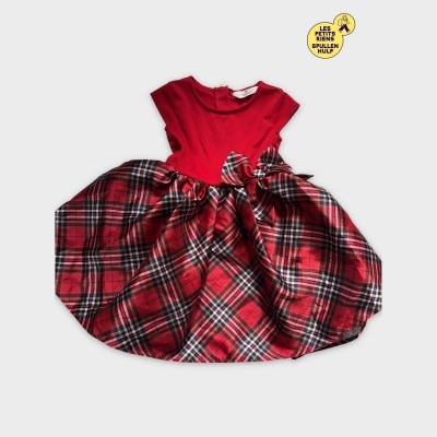 Robe rouge et tartan H&m 6 ans 👧