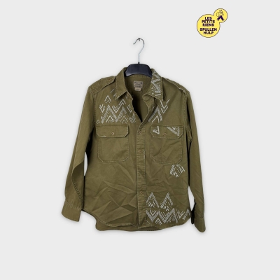 Veste Chemise Polo Ralph Lauren kaki motifs 👕
