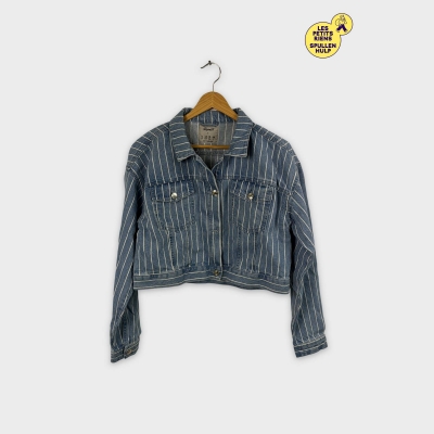 Veste en jean rayée Denim.co XL 👕