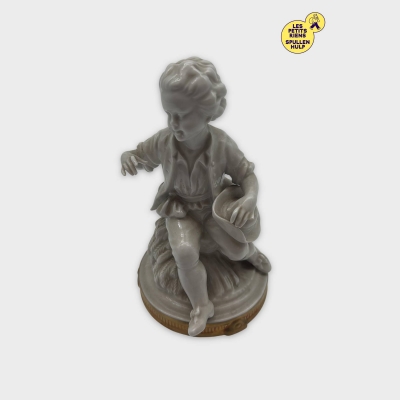 Statuette en Porcelaine Enfant Décoration Intérieure 🏺