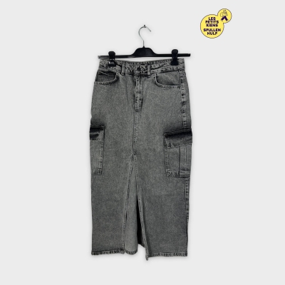 Jupe en jean grise cargo 18 denim 👖