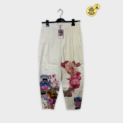 Pantalon 🌸 Desigual fleuri 🌼 L / 40 / 12