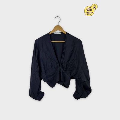 Chemisier Zara bleu Manches Longues XS 🖤