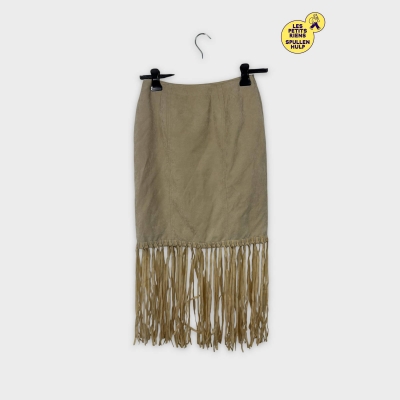 Jupe beige à franges Together L 🧵