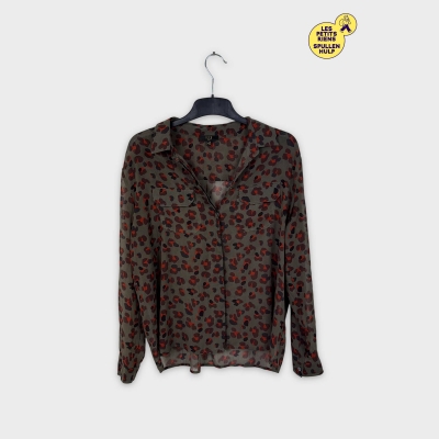 Chemise 1.2.3 paris S 🐆 Imprimé Animalier Élégant