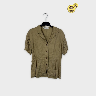Veste en lin beige tressée Bernd berger L 🌿