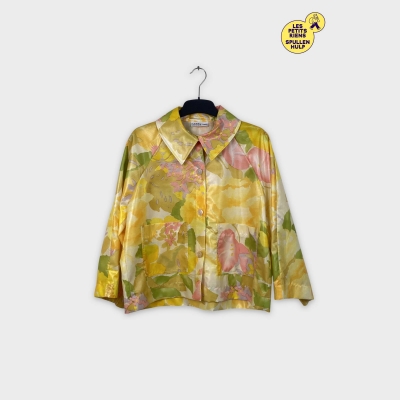 Chemise à fleurs Label jaune 🌼🌸