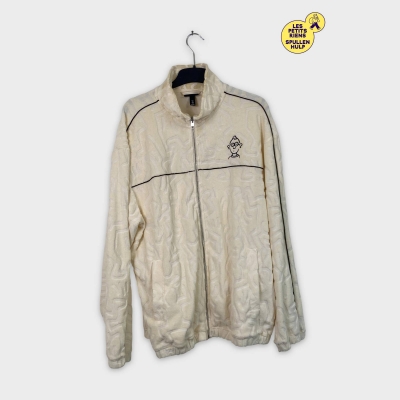 Veste zippée crème motif texturé H&m L 🧸