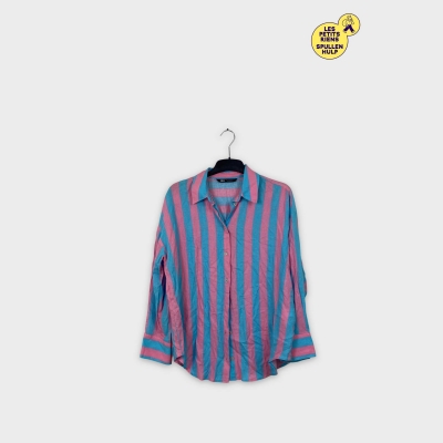 Chemise Zara rayée rose et bleu XS 🩷💙