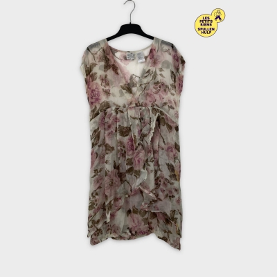 blouse a manche courte transparante à fleurs The Masai Clothing Company XL 🌸