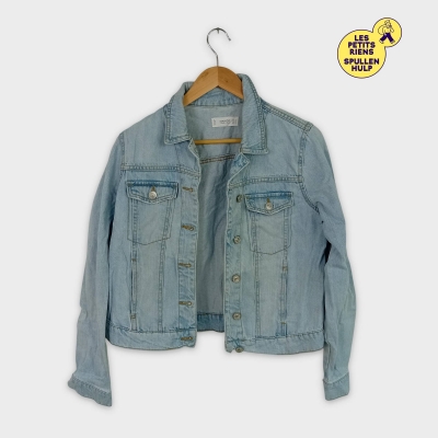 Veste en jean bleu clair Mango S 💙