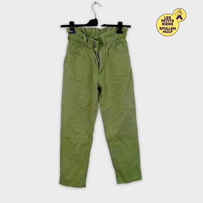 Pantalon vert clair taille haute Max L 💛