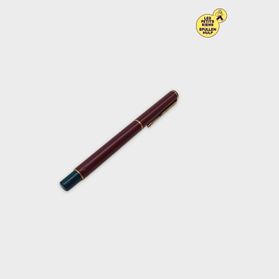 Stylo plume Parker bordeaux et doré avec capuchon vert
