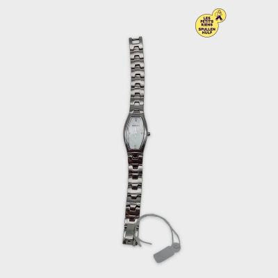Montre Rodania argentée bracelet métal cadran nacré