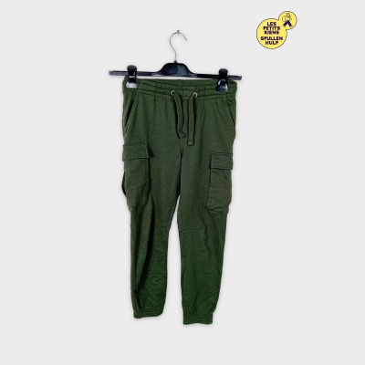 Pantalon cargo vert 157 10 ans / 140 cm
