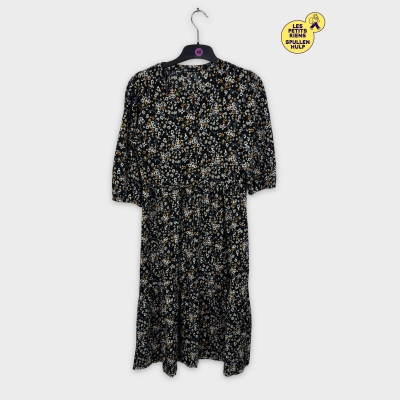 Robe fleurie noire Tex M 🌸