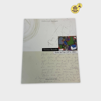 Livre d'art 📚 Écrits sur l'art [1974-1981]