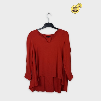 Chemisier rouge Tara jarmon S élégant 👚