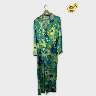 Combinaison Zara verte à Fleurs 🌼 Taille M