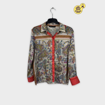Chemise Zara M à motifs cachemire 🌸