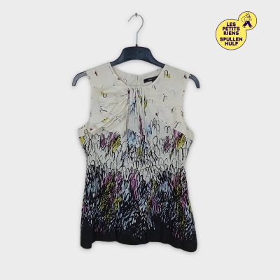 Top imprimé Bcbgmaxazria S 💛 motifs abstraits élégant