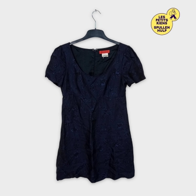 Robe fleurie bleu marine élégante féminine Max&co Autre