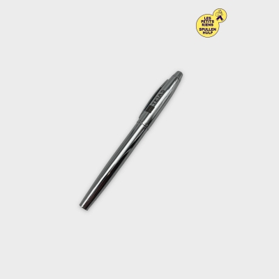 Stylo plume argenté classique - Très bon état