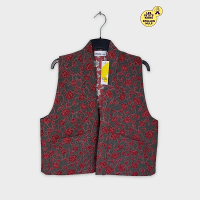Gilet fleuri Label jaune Taille unique 💛