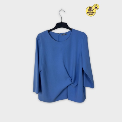 Chemisier bleu manches originales Cos XL 💙