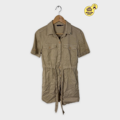 Robe chemise beige River woods XS 34 💛