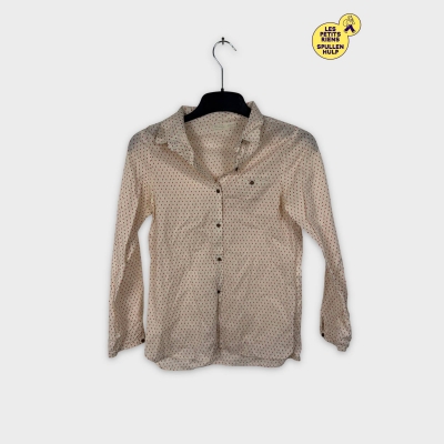 Chemise Zara manches longues losanges rouges 13 ans 💛