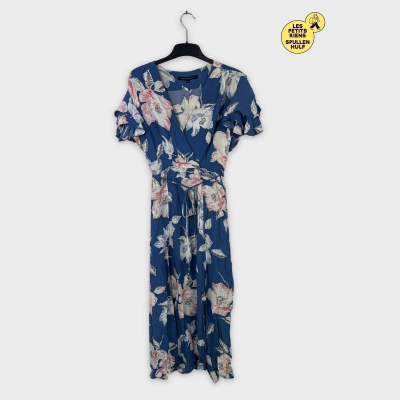 Robe fleurie bleue et blanche French connection L 💙
