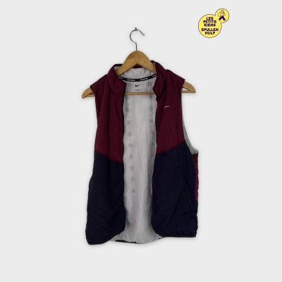 Veste matelassée running Nike Therma-FIT bordeaux marine L