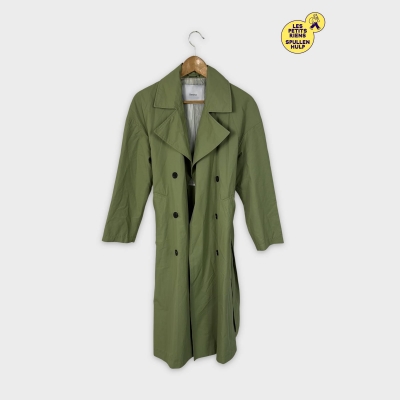 Trench vert Bershka XS 💛