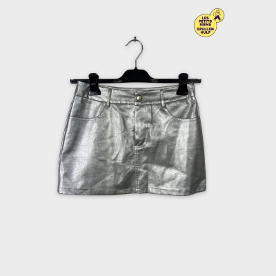 Mini Jupe Argentée Loavies Taille S