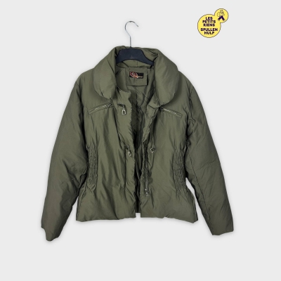 Veste Milstar kaki rembourrée avec poches zippées