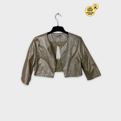 Veste imitation cuir doré Rinascimento M 💛