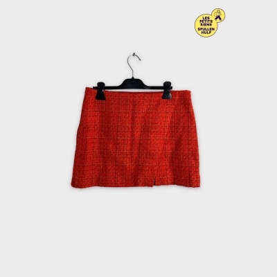 Jupe texturée orange Zara L 💛