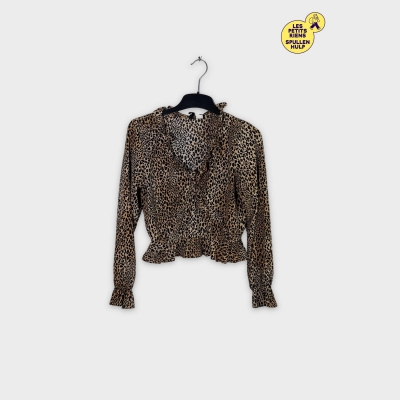 Chemisier léopard à volants H&m M 💛