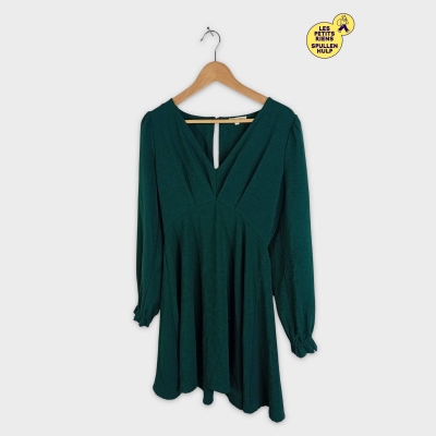 Robe Vert Forêt Manches Longues Y.coo paris S 💛