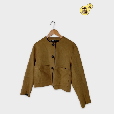Veste Suédine Zara S