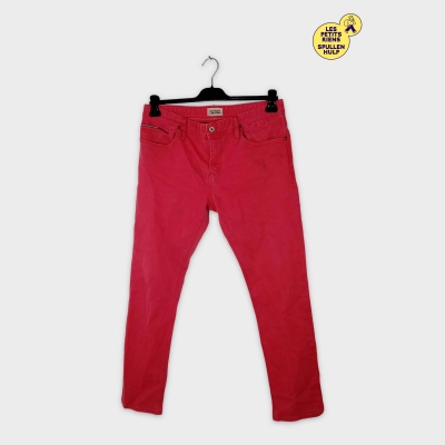 Jeans Slim Rouge W34 L32 Tommy Hilfiger Denim