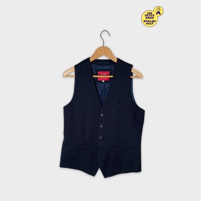 Gilet Costume Bleu Marine Jules M