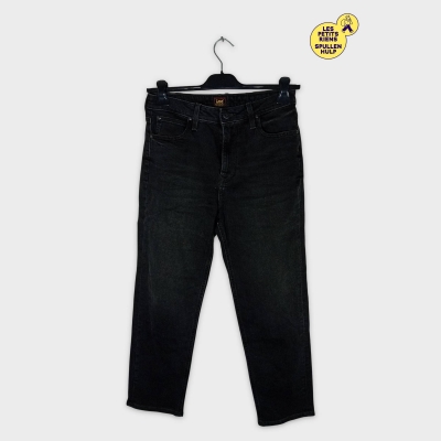 Jean Lee Noir Délavé W29 L31 M Femme Casual