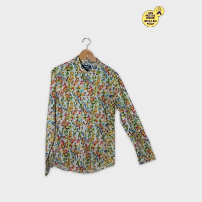 Chemise Desigual Man Slim Motifs Floraux Colorés