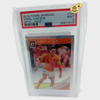 Carte Football Virgil Van Dijk Panini Donruss Optic Holo Psa 9 Mint 2018