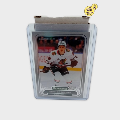 Carte Hockey Rookie Connor Bedard Parkhurst Blackhawks #70